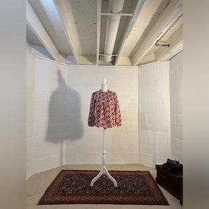 XS J. Crew with Liberty Fabric Floral Blouse